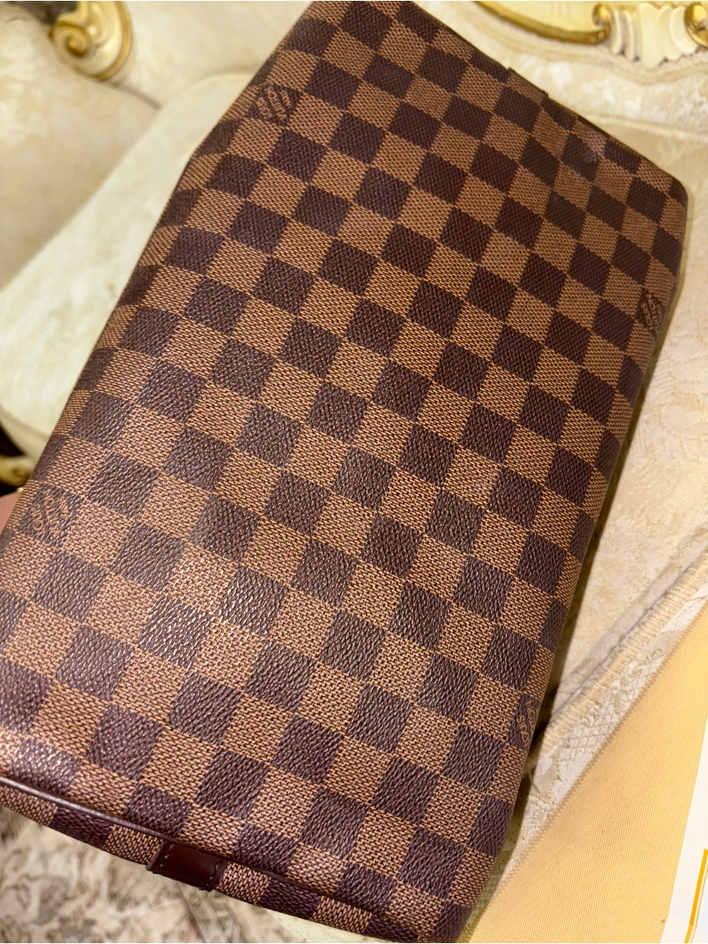 Louis Vuitton Brown Damier Ebene speedy 30 bandouliere - Picture 4 of 11